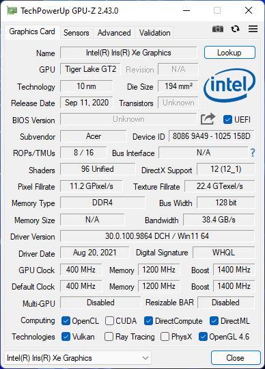 Test Acer Aspire Vero - Laptop z obudową wykorzystującą materiały z recyklingu. Na pokładzie m.in. Core i7-1195G7 oraz Windows 11 [nc1]