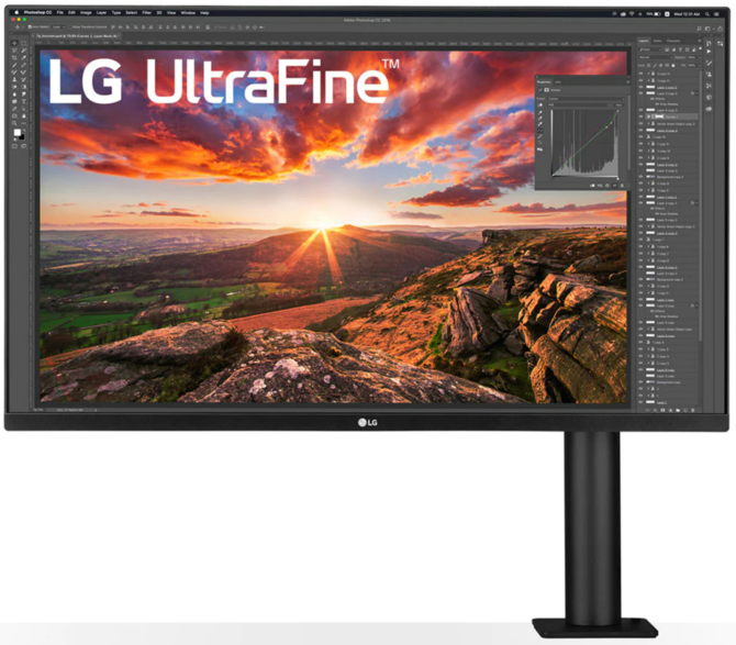 LG UltraFine Display Ergo 32UN880 - Test biurowego monitora z matrycą IPS 4K HDR oraz z ergonomiczną podstawą typu Ergo [nc1]