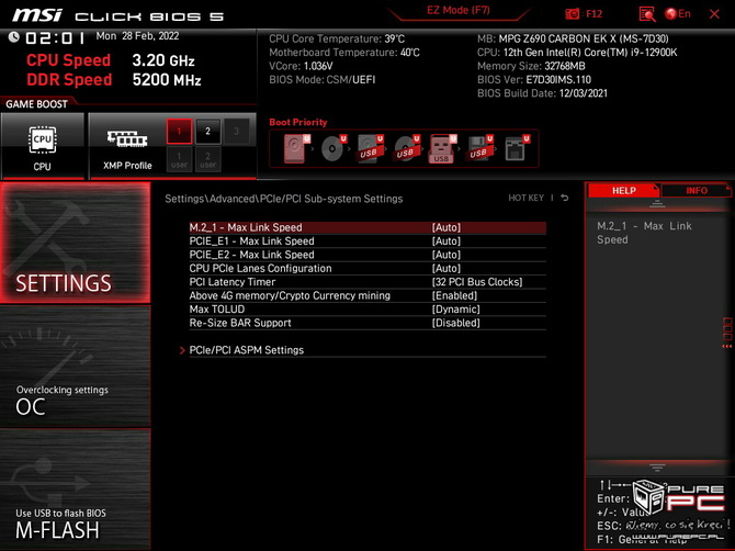 Test płyty głównej MSI MPG Z690 Carbon EK X - Fabryczny blok wodny schłodzi nawet Intel Core i9-12900K [nc1]