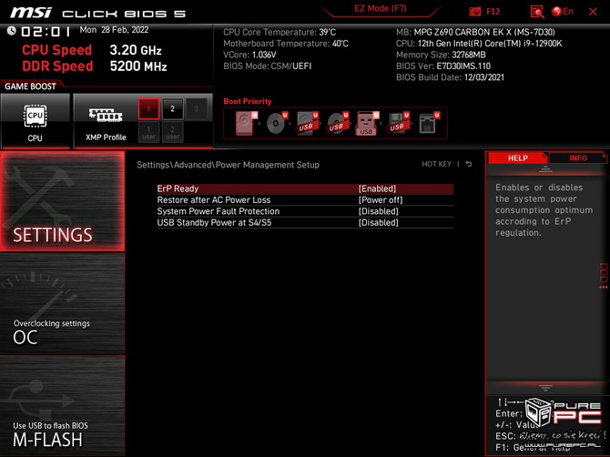 Test płyty głównej MSI MPG Z690 Carbon EK X - Fabryczny blok wodny schłodzi nawet Intel Core i9-12900K [nc1]