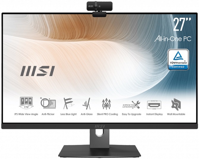 MSI Modern AM271 - Test gotowego zestawu komputerowego typu All in One z procesorem Intel Core i7-1165G7 [nc1]