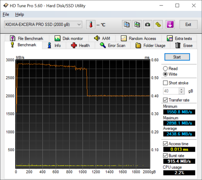 Test dysku SSD Kioxia Exceria Pro PCI-E 4.0 NVMe - Kolejny bardzo szybki SSD wchodzi do walki o tytuł króla generacji [nc1]