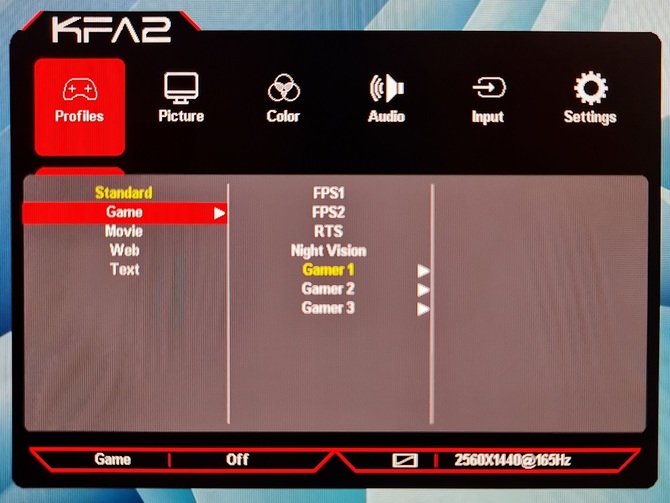 KFA2 Vivance-01 - Test najnowszego monitora do gier z matrycą IPS. W zestawie ekran WQHD 165 Hz ze wsparciem dla HDR [nc1]