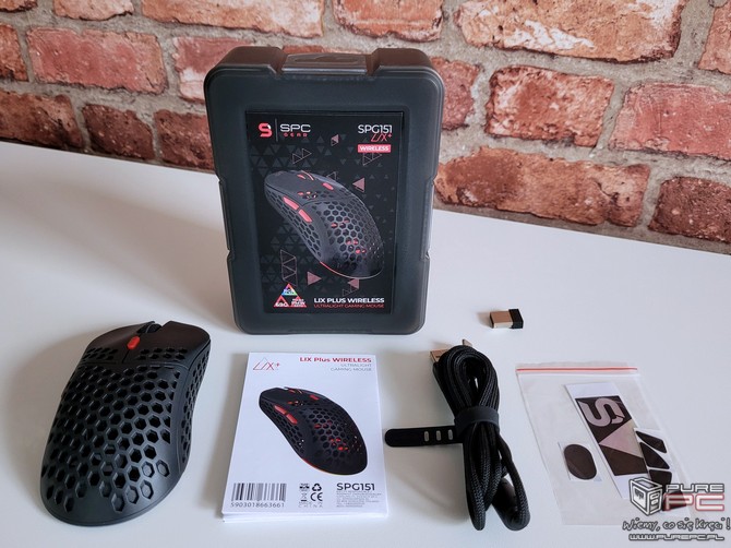 Test SPC Gear LIX Plus Wireless - Solidna bezprzewodowa myszka dla graczy. Dobry sensor i jakość wykonania w rozsądnej cenie [nc1]