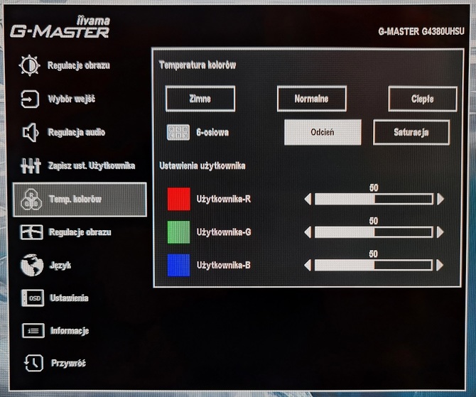 Test iiyama G-Master G4380UHSU-B1 Red Eagle - najtańszy, 43 monitor 4K 144 Hz do gier, z matrycą VA oraz wsparciem dla HDR [nc1]