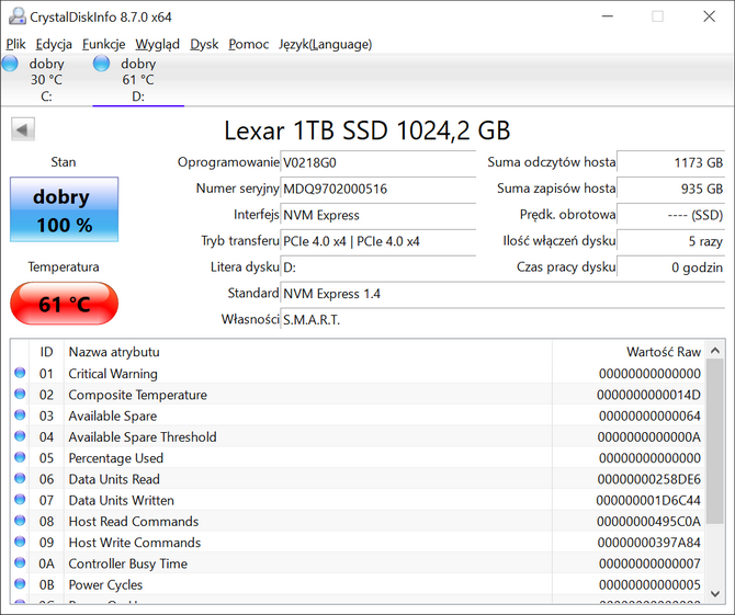 Test dysku SSD Lexar NM760 - Dobra wydajność w rozsądnej cenie. Klasowy rywal Patriot P400 i Crucial P5 Plus [nc1]