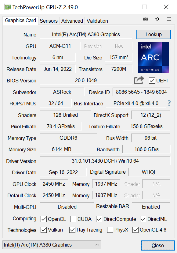 Test karty graficznej Intel ARC A380 vs GeForce GTX 1630 vs Radeon RX 6500 XT. Trzeci gracz wchodzi na rynek i chce namieszać [nc1]