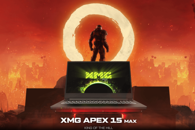 Test XMG APEX 15 Max - Laptop do gier z desktopowym procesorem AMD Ryzen 7 5800X3D i kartą NVIDIA GeForce RTX 3070 [nc1]