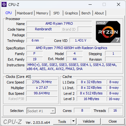 Test Lenovo ThinkPad Z16 - nowa seria laptopów biznesowych, tym razem z AMD Ryzen 7 PRO 6850H oraz Radeon RX 6500M [nc1]