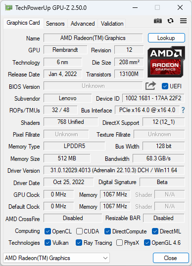 Test Lenovo ThinkPad Z16 - nowa seria laptopów biznesowych, tym razem z AMD Ryzen 7 PRO 6850H oraz Radeon RX 6500M [nc1]