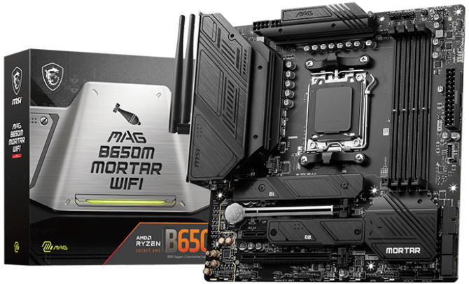 MSI MAG B650M Mortar WiFi motherboard review for AMD Ryzen 7000 processors - Smaller version of Tomahawk [nc1]
