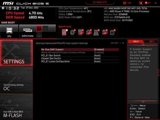 Test płyty głównej MSI MAG B650M Mortar WiFi dla procesorów AMD Ryzen 7000 - Mniejsza wersja Tomahawka [nc1]