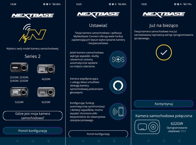 Nextbase 622GW - recenzja wideorejestratora z segmentu premium. Jak spisuje się z dodatkowymi kamerami tylnymi? [nc1]