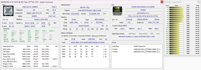 Test MSI Titan GT77 HX 13V - Topowy notebook do gier z NVIDIA GeForce RTX 4090 Laptop GPU oraz Intel Core i9-13980HX [nc1]