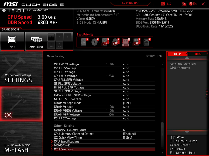 Test płyty głównej MSI MAG Z790 Tomahawk WiFi DDR5 - Wystarczy nawet do podkręconego Intel Core i9 [nc1]