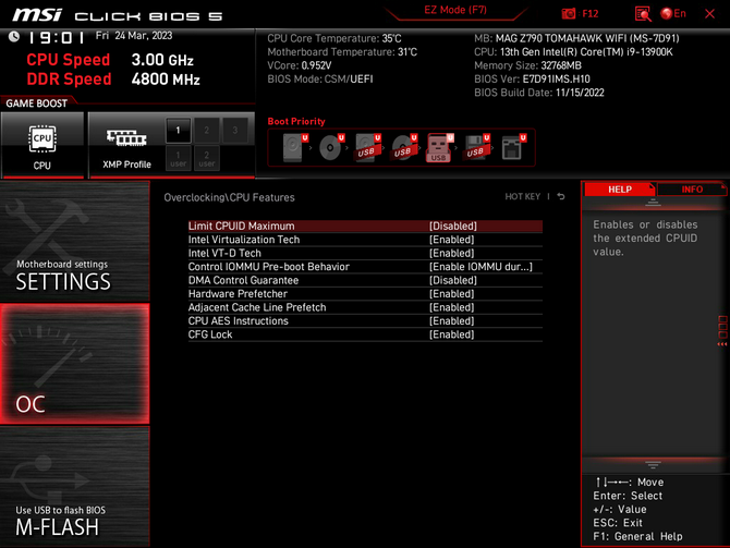 Test płyty głównej MSI MAG Z790 Tomahawk WiFi DDR5 - Wystarczy nawet do podkręconego Intel Core i9 [nc1]