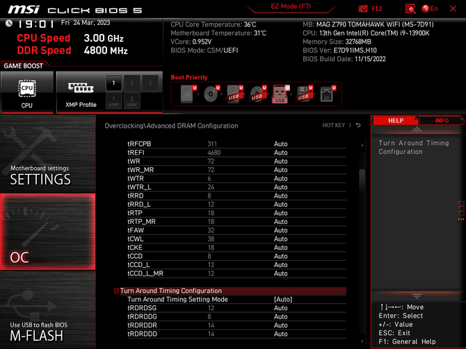 Test płyty głównej MSI MAG Z790 Tomahawk WiFi DDR5 - Wystarczy nawet do podkręconego Intel Core i9 [nc1]