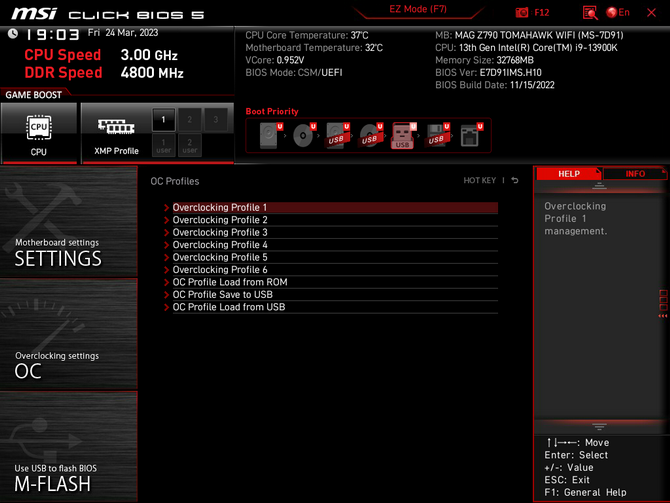 Test płyty głównej MSI MAG Z790 Tomahawk WiFi DDR5 - Wystarczy nawet do podkręconego Intel Core i9 [nc1]