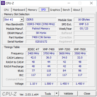 RAM DDR5 Patriot Viper Venom 7400MHz CL36 testată - Performanță ridicată și capacități mari de overclocking [nc1]