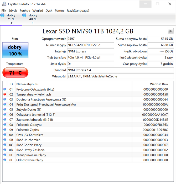 Test dysku SSD Lexar NM790 - Kolejny bardzo udany i dobrze wyceniony nośnik. Taki Lexar NM710 na sterydach [nc1]