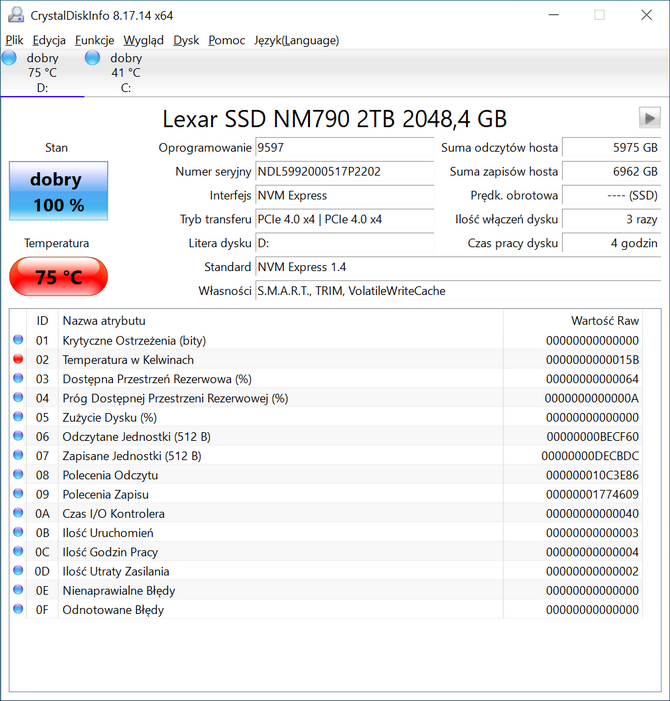 Test dysku SSD Lexar NM790 - Kolejny bardzo udany i dobrze wyceniony nośnik. Taki Lexar NM710 na sterydach [nc1]