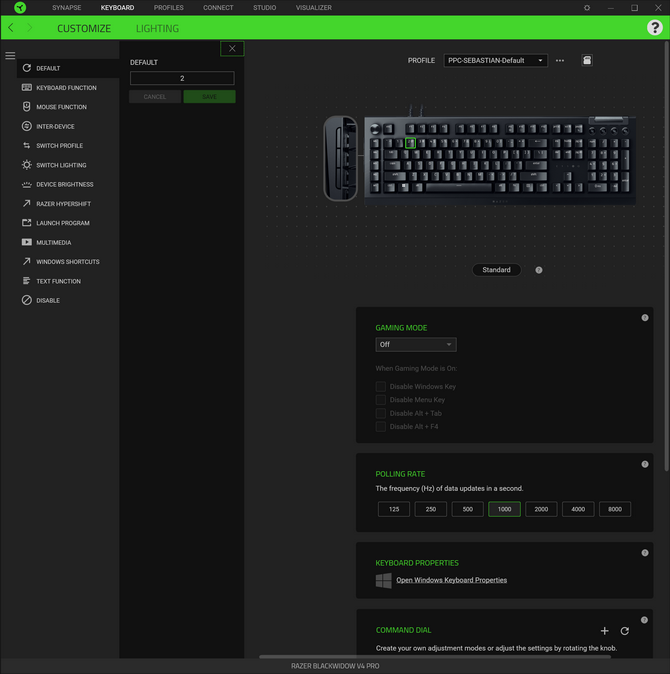 Recenzja klawiatury Razer BlackWidow V4 PRO - Nowa wersja legendarnego mechanika z przełącznikami Razer Green [nc1]