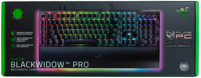 Recenzja klawiatury Razer BlackWidow V4 PRO - Nowa wersja legendarnego mechanika z przełącznikami Razer Green [nc1]