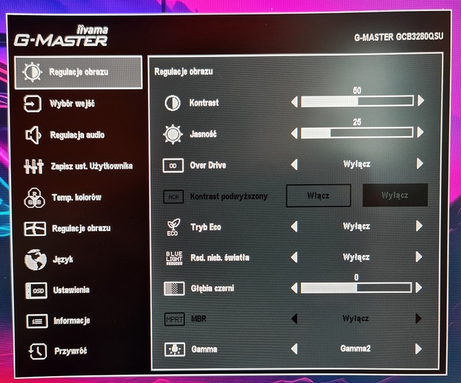 Test iiyama G-Master GCB3280QSU-B1 Red Eagle - 32-calowy monitor do gier z ekranem VA w rozsądnej cenie [nc1]