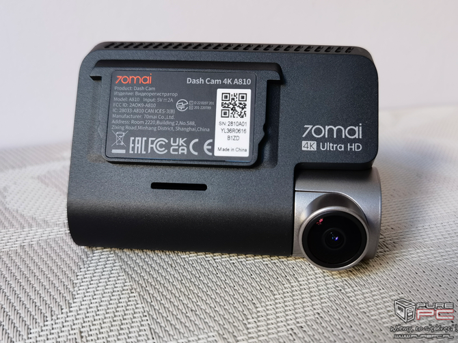 70mai Dash Cam 4K A810 - recenzja wideorejestratora z sensorem Sony STARVIS 2 IMX678. W tej cenie lepszego możesz już nie znaleźć [nc1]