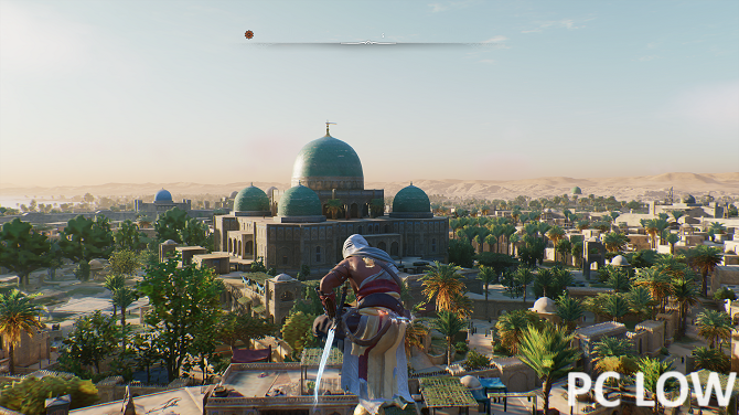 Test Assassin's Creed Mirage PC kontra PlayStation 5. Jakość technik DLSS, FSR i XeSS oraz skalowanie wydajności [nc74]