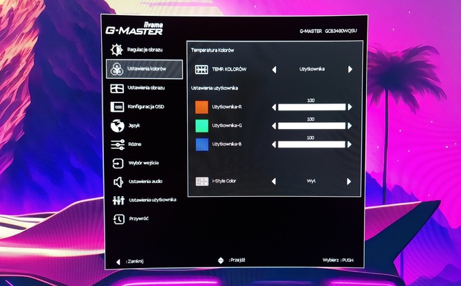 Test iiyama G-Master GCB3480WQSU-B1 Red Eagle - nowa wersja popularnego monitora dla graczy [nc1]