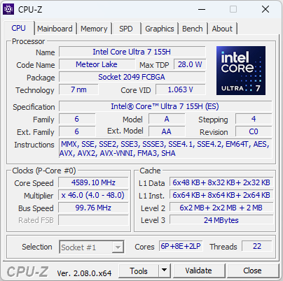 Test Intel Core Ultra 7 155H kontra Intel Core i7-1360P oraz AMD Ryzen 7 7840U - Premiera procesorów Meteor Lake [nc1]