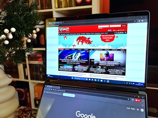 Test Lenovo Yoga Book 9i - Innowacyjny, hybrydowy ultrabook z dwoma znakomitymi ekranami OLED [nc1]