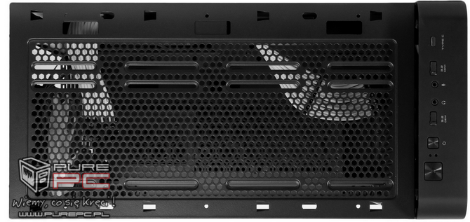 Test obudowy komputerowej FSP CUT593P. Wymienne frontowe panele, cztery 140 mm wentylatory i porządek na zapleczu [nc1]