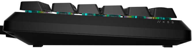 Recenzja klawiatury Corsair K55 Core RGB. Solidna membrana za 200 złotych, jednak to ciągle membrana... [nc1]