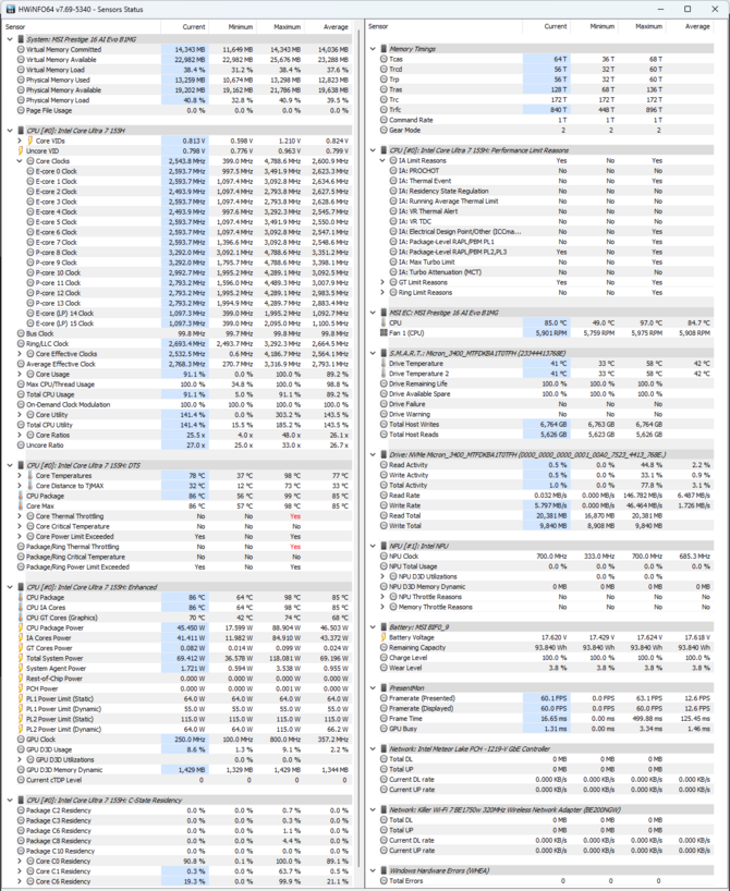 Test MSI Prestige 16 AI Evo - biznesowy notebook z Intel Core Ultra 7 155H oraz Intel ARC Graphics [nc1]