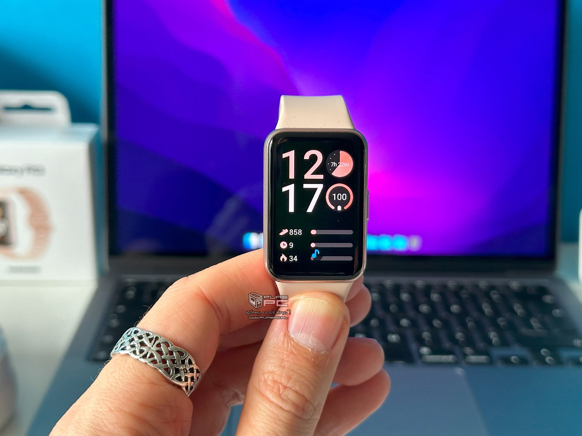 Recenzja opaski Samsung Galaxy Fit 3. Tani smartband z pomiarem pulsu i SpO2. Dobry na trening i na co dzie strona 2 PurePC.pl