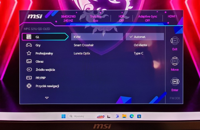 Test MSI MPG 321URX - 32-calowy monitor 4K QD-OLED dla graczy z odświeżaniem 240 Hz oraz z HDMI 2.1 [nc1]