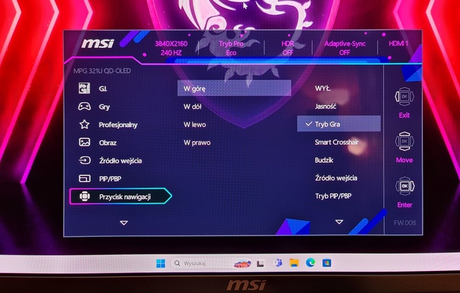 Test MSI MPG 321URX - 32-calowy monitor 4K QD-OLED dla graczy z odświeżaniem 240 Hz oraz z HDMI 2.1 [nc1]