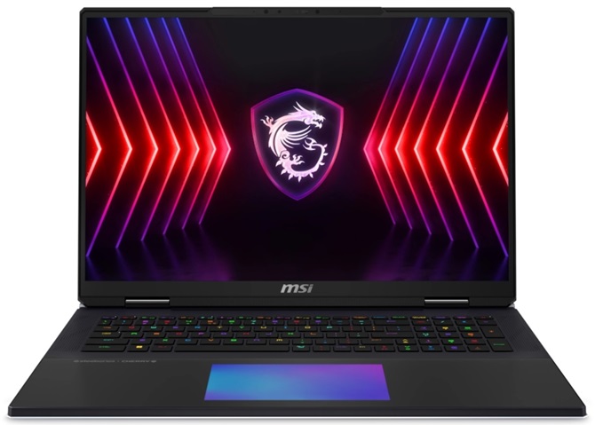 Test MSI Titan 18 HX - Notebook do gier z Intel Core i9-14900HX, NVIDIA GeForce RTX 4090 i ze świetnym ekranem pod HDR [nc1]