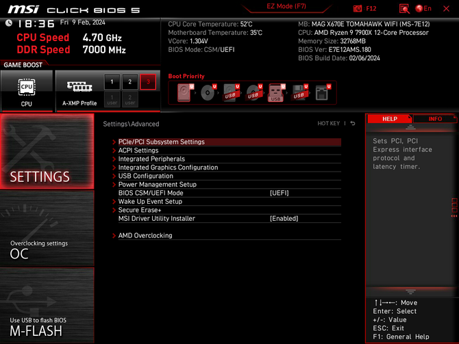 Test płyty głównej MSI MAG X670E Tomahawk WiFi - Solidna konstrukcja dla procesorów AMD Ryzen 7000 [nc1]