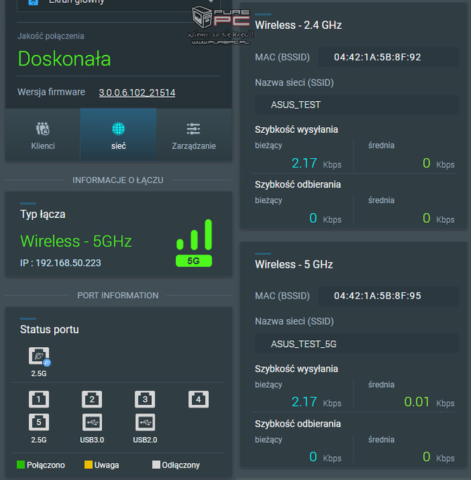 Test routera ASUS RT-AX88U Pro - wydajny router Wi-Fi 6 z obsługą ASUS AiMesh i porównanie z modelem ROG Rapture GT-AX6000 [nc1]