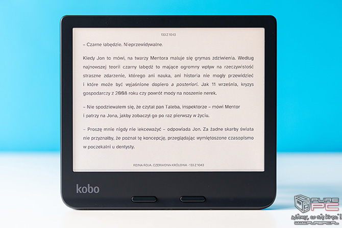 Kobo Libra Colour to czytnik ebooków z kolorowym wyświetlaczem, odtwarzacz audiobooków i notatnik w jednym. Recenzja [nc1]
