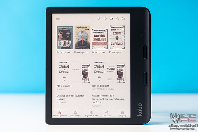 Kobo Libra Colour to czytnik ebooków z kolorowym wyświetlaczem, odtwarzacz audiobooków i notatnik w jednym. Recenzja [nc1]