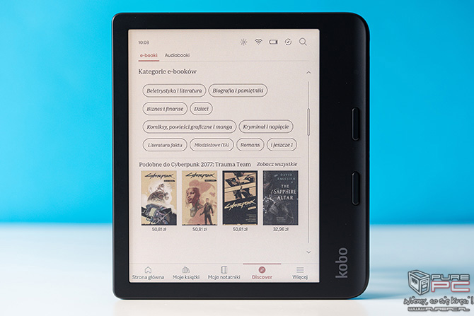 Kobo Libra Colour to czytnik ebooków z kolorowym wyświetlaczem, odtwarzacz audiobooków i notatnik w jednym. Recenzja [nc1]