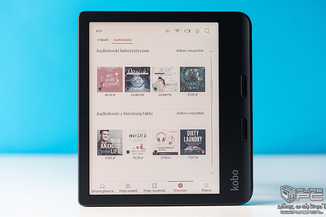 Kobo Libra Colour to czytnik ebooków z kolorowym wyświetlaczem, odtwarzacz audiobooków i notatnik w jednym. Recenzja [nc1]