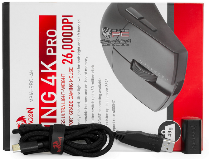 Test myszki Redragon M916 K1NG 4K PRO - Tańsza alternatywa dla Logitech G PRO X Superlight 2. Świetny sensor i odświeżanie 4K [nc1]