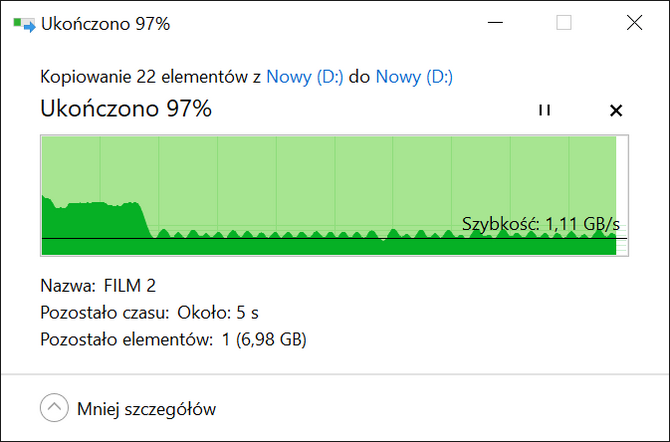 Test dysku SSD Lexar NM1090 - Wydajny nośnik PCI-Express 5.0 posiadający efektowny radiator z podświetleniem RGB [nc1]