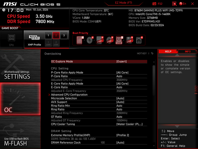 Test płyty głównej MSI B760M GAMING PLUS WIFI - Dobrze wyceniona płyta główna dla procesorów Intel i pamięci DDR5 [nc1]