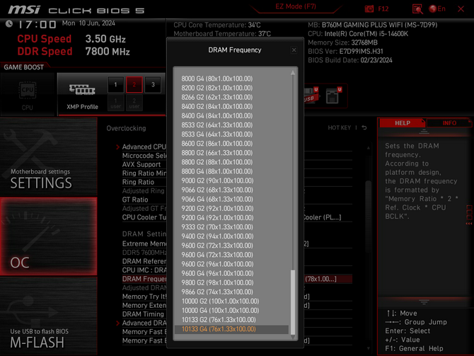 Test płyty głównej MSI B760M GAMING PLUS WIFI - Dobrze wyceniona płyta główna dla procesorów Intel i pamięci DDR5 [nc1]